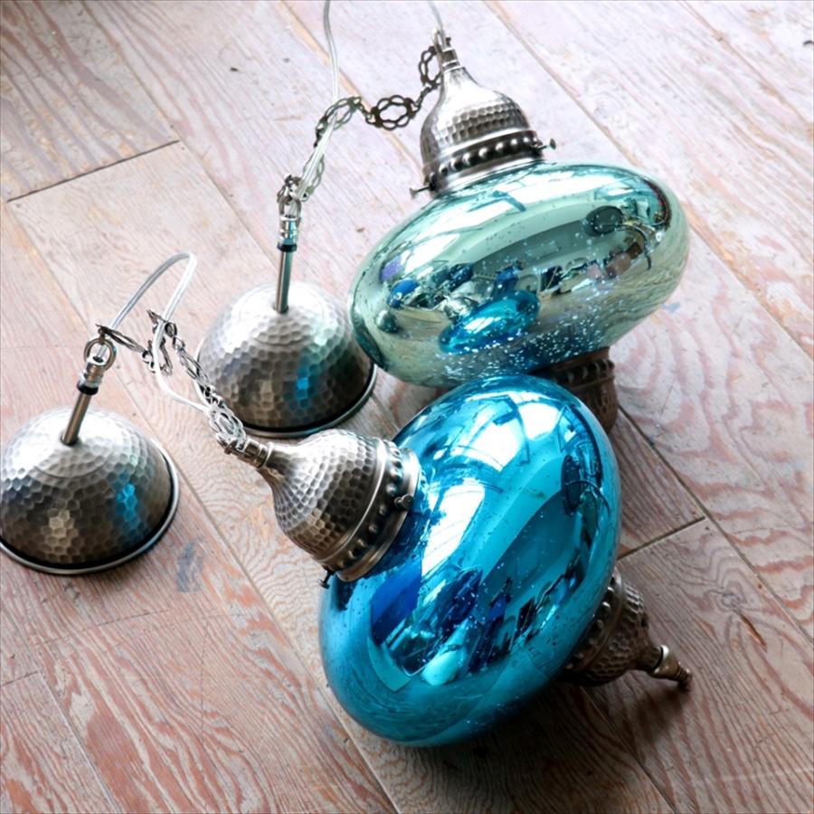 トルコランプ アンティークフィニッシュ 直径24cm ビンテージミラー