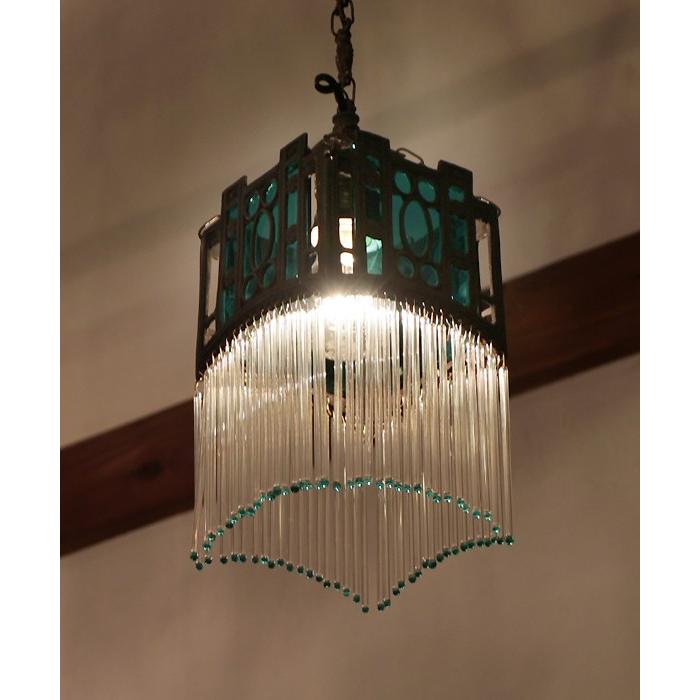 トルコランプ キューブグリーンガラス/ストローランプ | ブランド登録なし