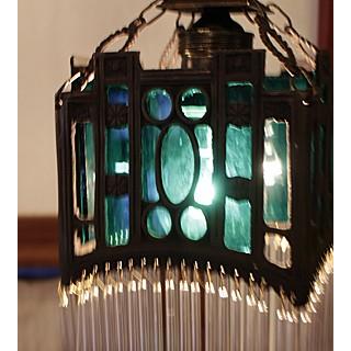 トルコランプ キューブグリーンガラス/ストローランプ | ブランド登録なし | 01