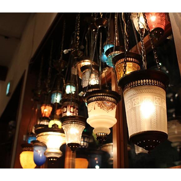 アンティークガラスのトルコランプ フロスト E26 7W 白熱球付き | ブランド登録なし | 01