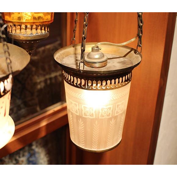 アンティークガラスのトルコランプ フロスト E26 7W 白熱球付き | ブランド登録なし | 02