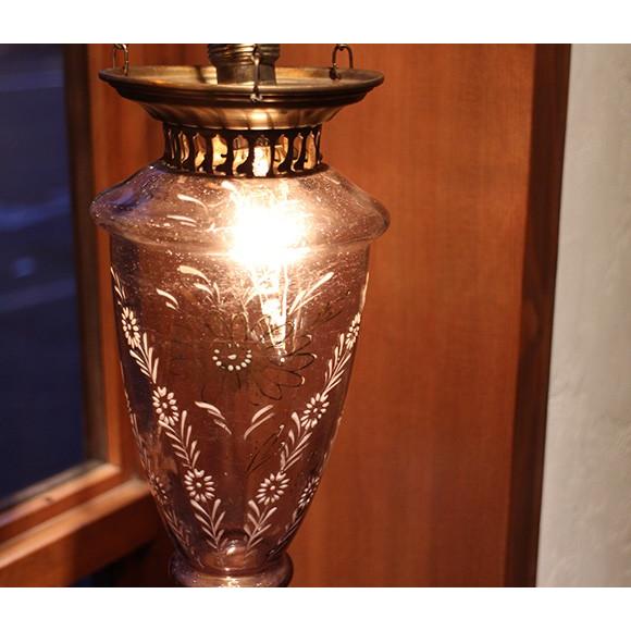 アンティークガラスのトルコランプ パープル 灯具別売り | ブランド登録なし | 02