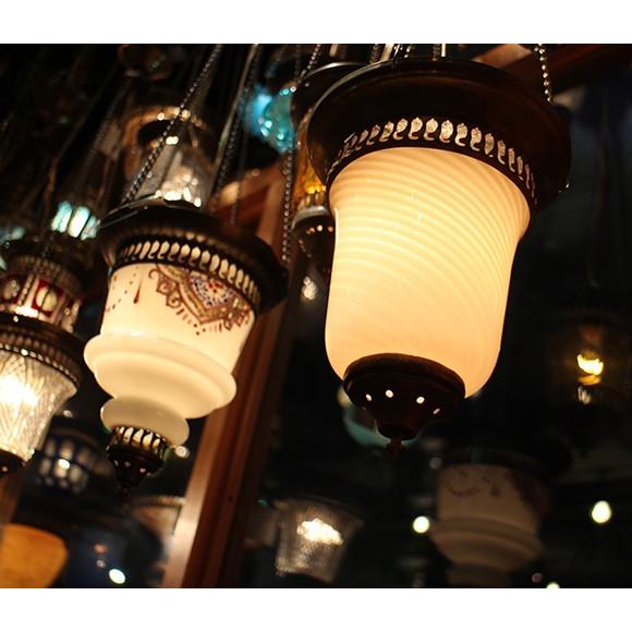 アンティークガラスのトルコランプ ペールピンク 灯具別売り | ブランド登録なし | 03