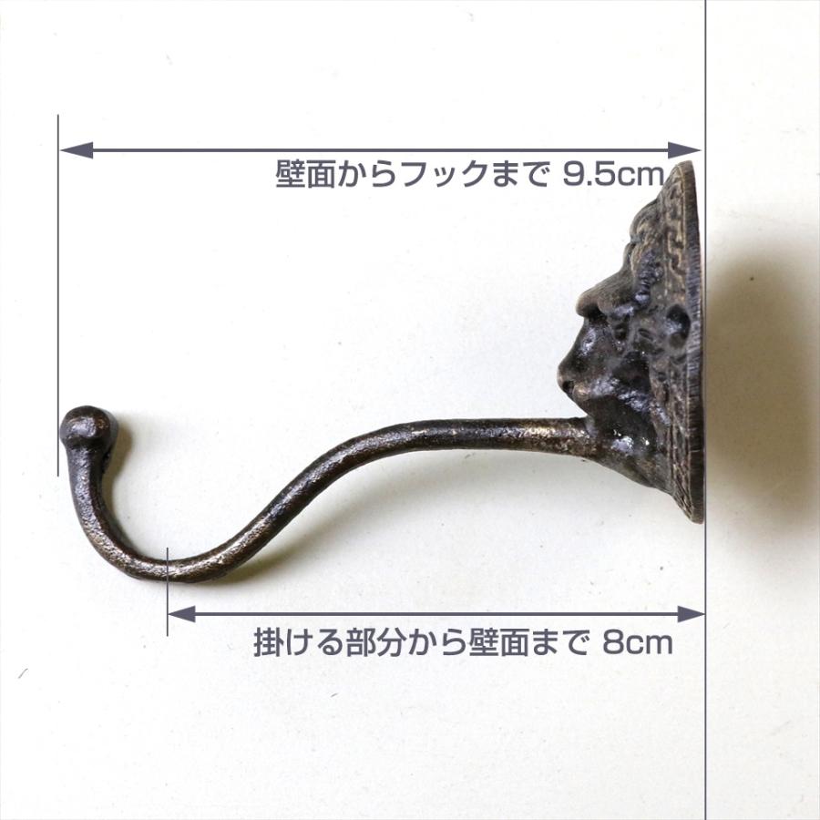 壁面設置用ハンギングブラケットE　ライオンのレリーフ | ブランド登録なし | 04