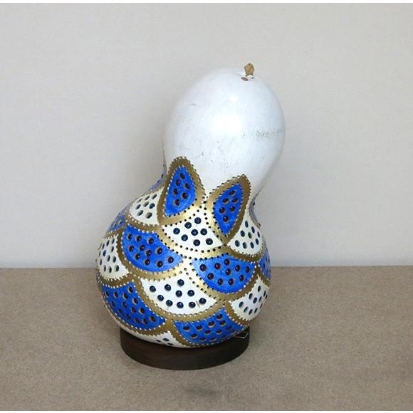 ひょうたんランプ/天井照明　エスニック照明  ホワイトペイント トルコ/ボドルム産　手作り　一点もの | ブランド登録なし | 04