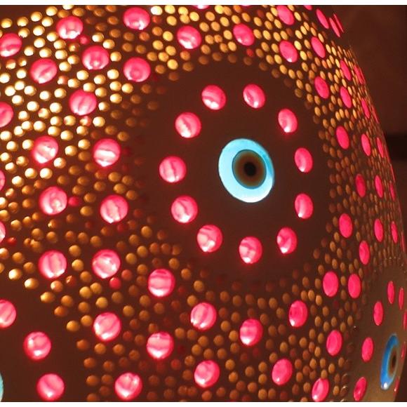 ひょうたんランプ/天井照明　エスニック照明  ホワイトペイント トルコ/ボドルム産　手作り　一点もの | ブランド登録なし | 03