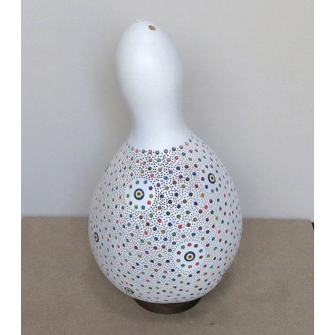 ひょうたんランプ/天井照明　エスニック照明  ホワイトペイント トルコ/ボドルム産　手作り　一点もの | ブランド登録なし | 04