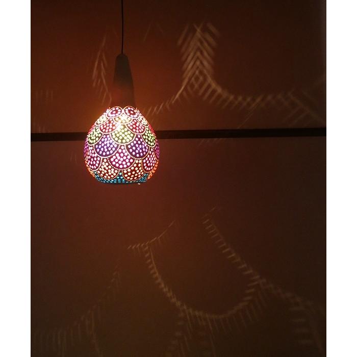 ひょうたんランプ/天井照明 エスニック照明 素材を活かした天然色