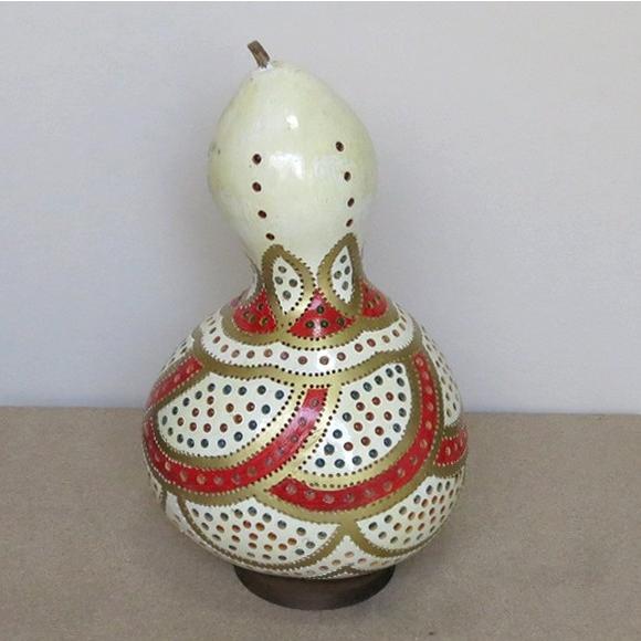 ひょうたんランプ/天井照明　エスニック照明  ホワイトペイント トルコ/ボドルム産　手作り　一点もの | ブランド登録なし | 03