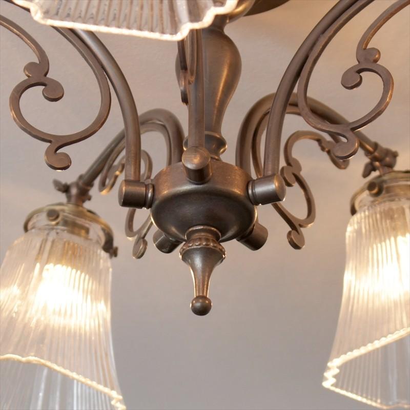 ヤザワ ブロンズシャンデリア 5灯 クラシックスタイル ヤザワ ブロンズ