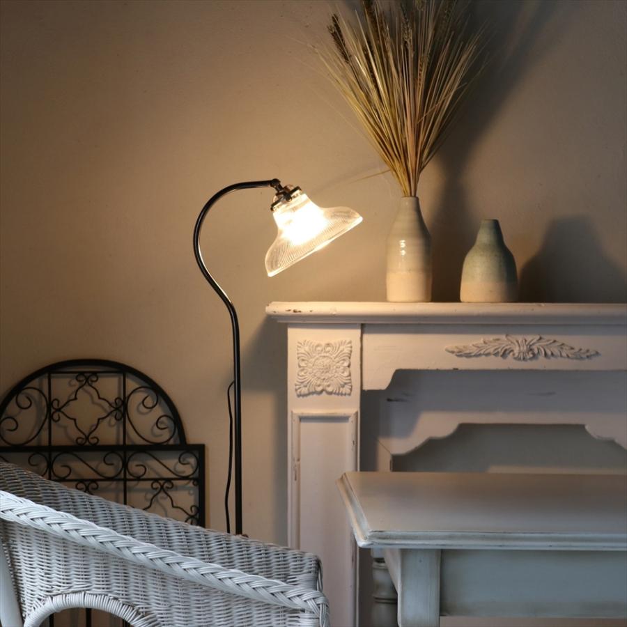 フロアスタンドライト ガラスシェードランプ Calypso （カリプソ