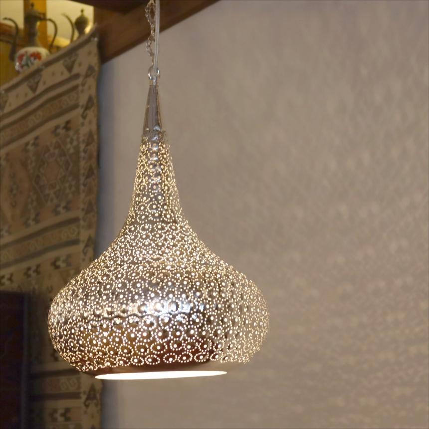 モロッコランプ メタルシェード　ペンダントランプパゴダ形　パイナップル |  | 01