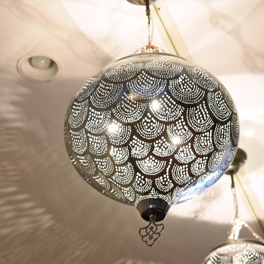 【2022?新作】  sogan Lamps shade Metal Moroccan 直径40cm モロッコランプ/メタルシェード・ペンダントランプ エジプト製/レインボー 白熱球付き 25W E17 ペンダントライト