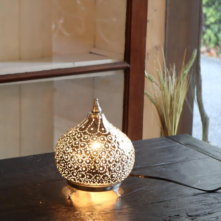 モロッコランプ テーブルランプ  Moroccan Lamps ソアン　玉ねぎ形　パイナップル　エジプト製 | 
