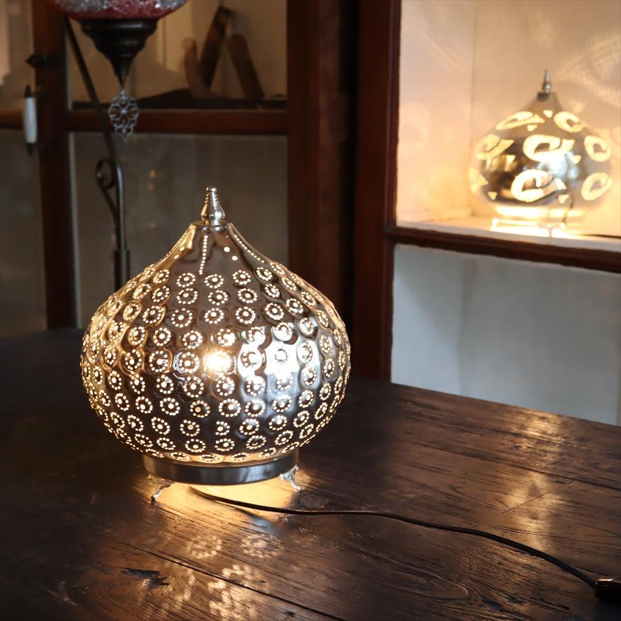 モロッコランプ テーブルランプ  Moroccan Lamps ソアン　玉ねぎ形パイナップル　 |  | 02