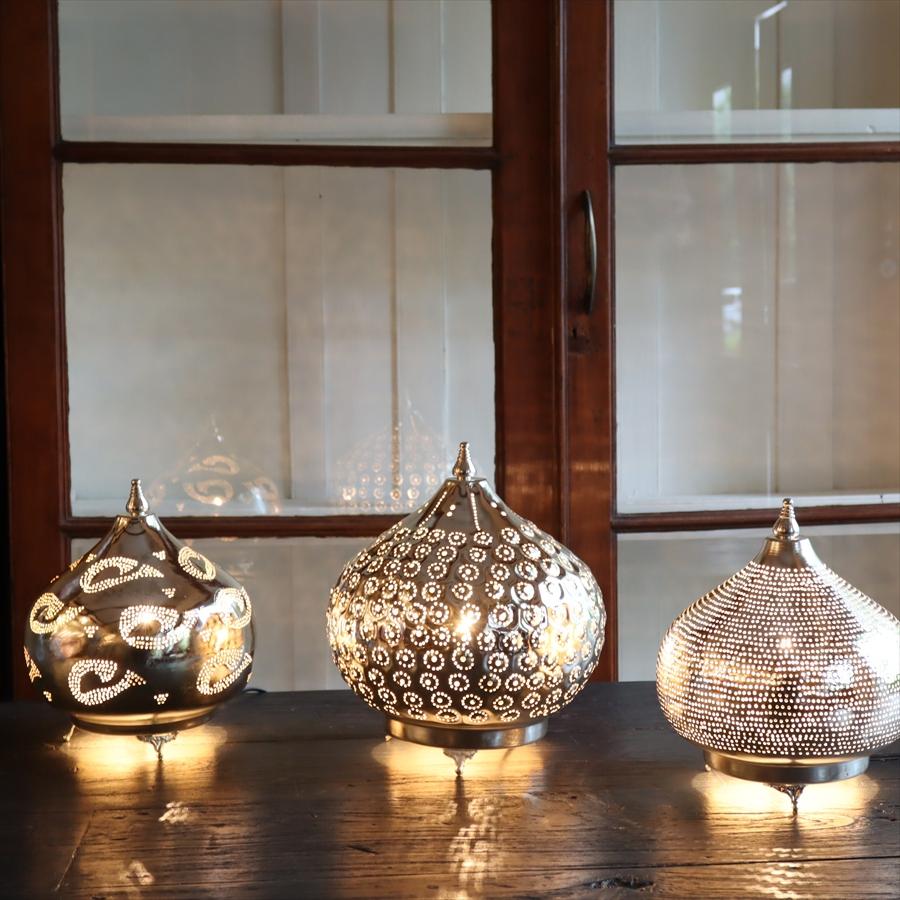 モロッコランプ テーブルランプ  Moroccan Lamps ソアン　玉ねぎ形パイナップル　 |  | 05
