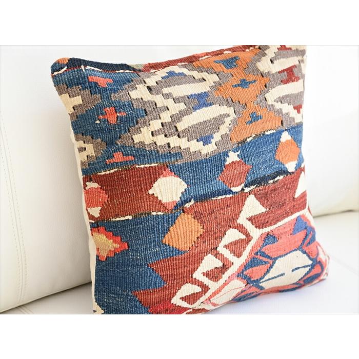 オールドキリムクッションカバー40cmアンタルヤ サチカラ ドラゴンモチーフ | ブランド登録なし | 01