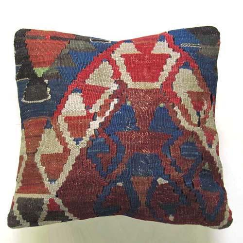オールドキリムクッションカバー40cmアンタルヤ サチカラ イーブルアイ | ブランド登録なし