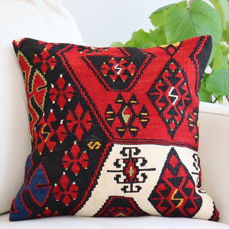 オールドキリム クッションカバー40cmサイズ Old Kilim Cushion オールドキリム クッションカバー40cmサイズ Old Kilim Cushion