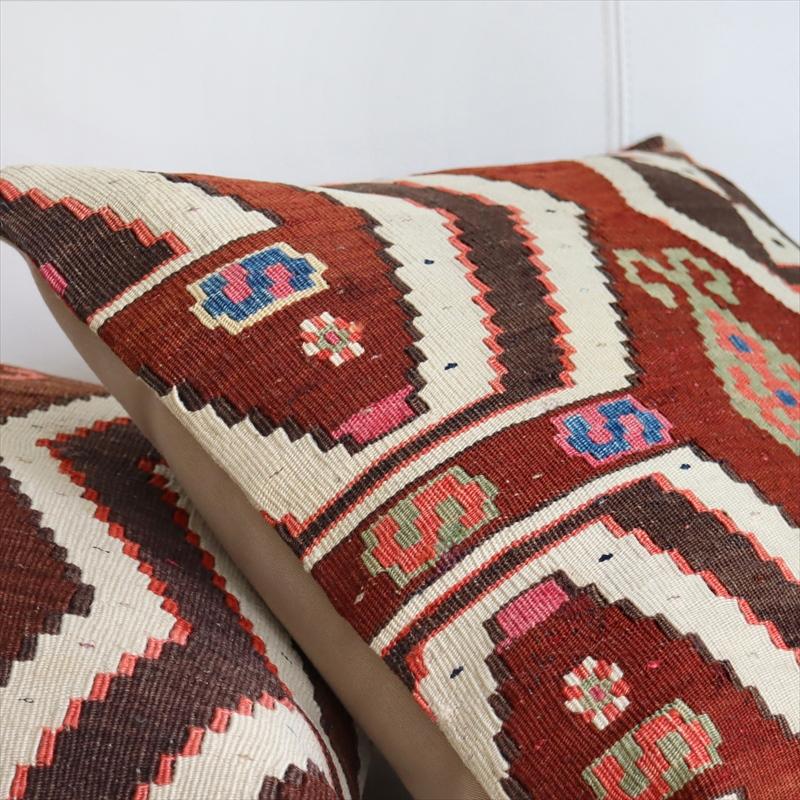 アンティーク キリムクッションカバー 40cm Old Turkish Kilim