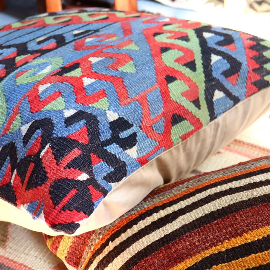 クッションカバー 50cmサイズ オールドキリム ウール ヴィンテージ エシュメ 複雑なドラゴンの爪 | ブランド登録なし | 03
