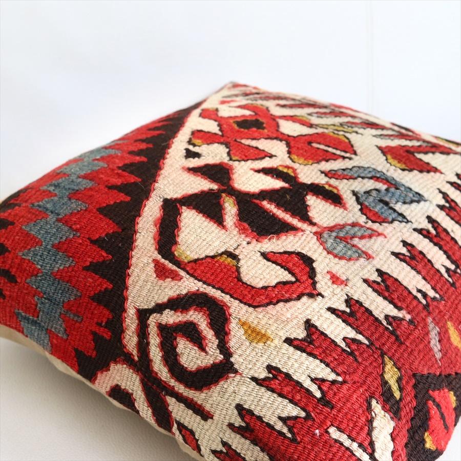 キリムクッションカバー 40cm トルコ 手織り ヴィンテージ オールド Kilim Cushion アイドゥン | ブランド登録なし | 01