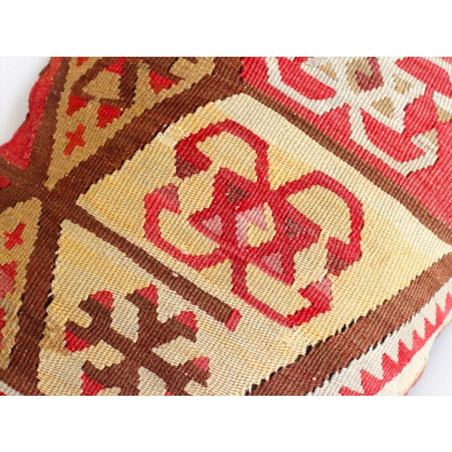 オールドキリムクッションカバー 長方形 枕型ビッグピロー Lumbar Pillow 59x39cm 六角形のサンドゥク | ブランド登録なし | 02