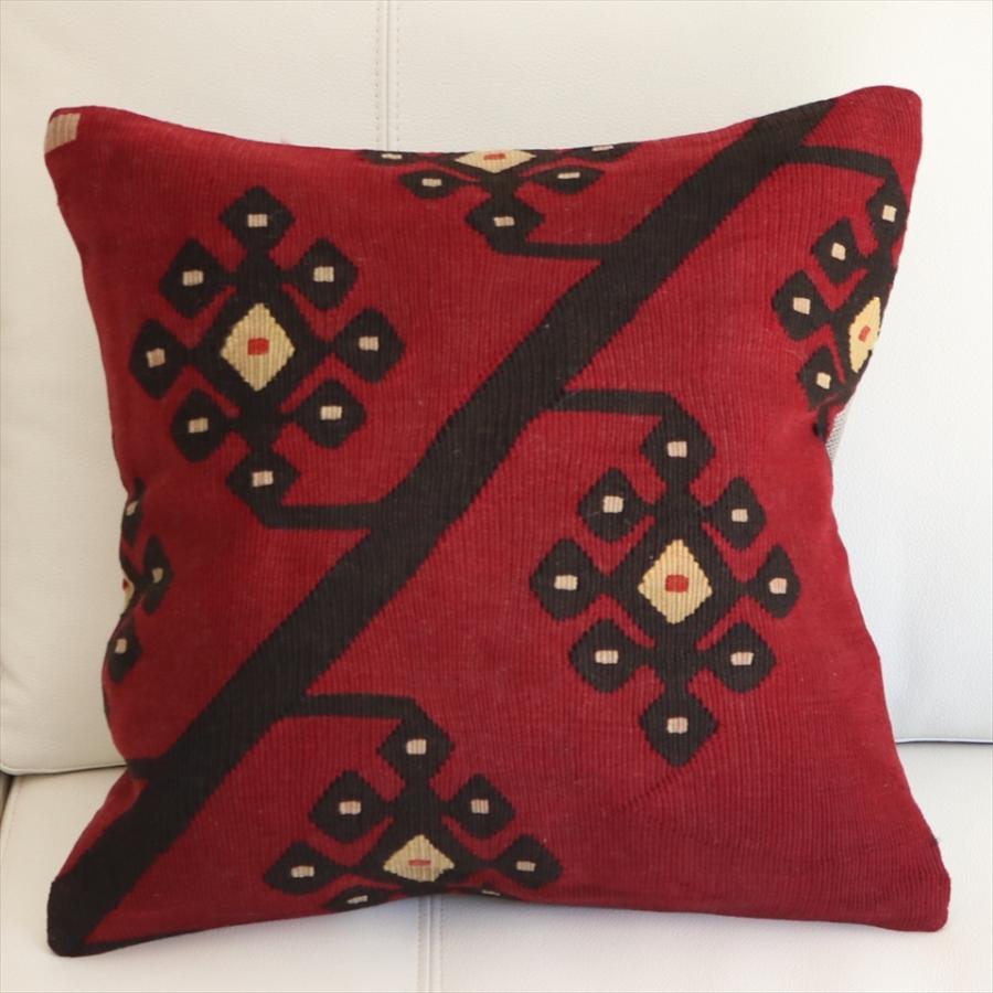 アンティークキリムクッションカバー40cmサイズ/Old Kilim Cushion シャルキョイ【新春初売対象品】 m22500