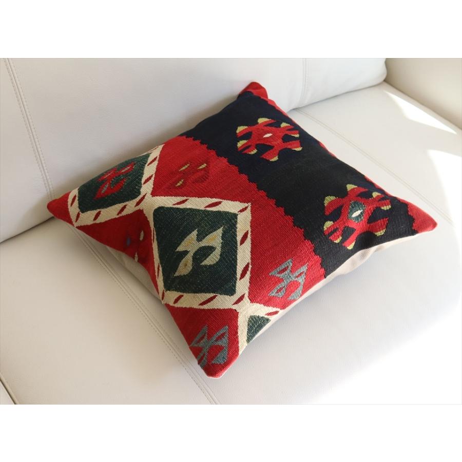 アンティークキリムクッションカバー40cmサイズ/Old Kilim Cushion