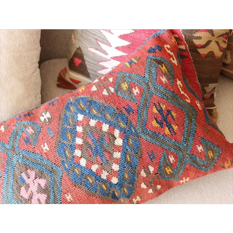 オールドキリムクッション 長方形 Turkish Old Kilim Cushion50x31cm ハッキャリ | ブランド登録なし | 01