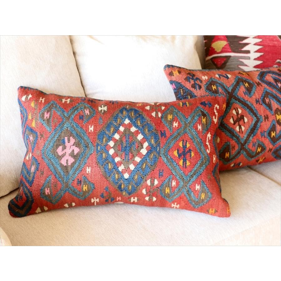 オールドキリムクッション 長方形 Turkish Old Kilim Cushion50x31cm ハッキャリ | ブランド登録なし | 03