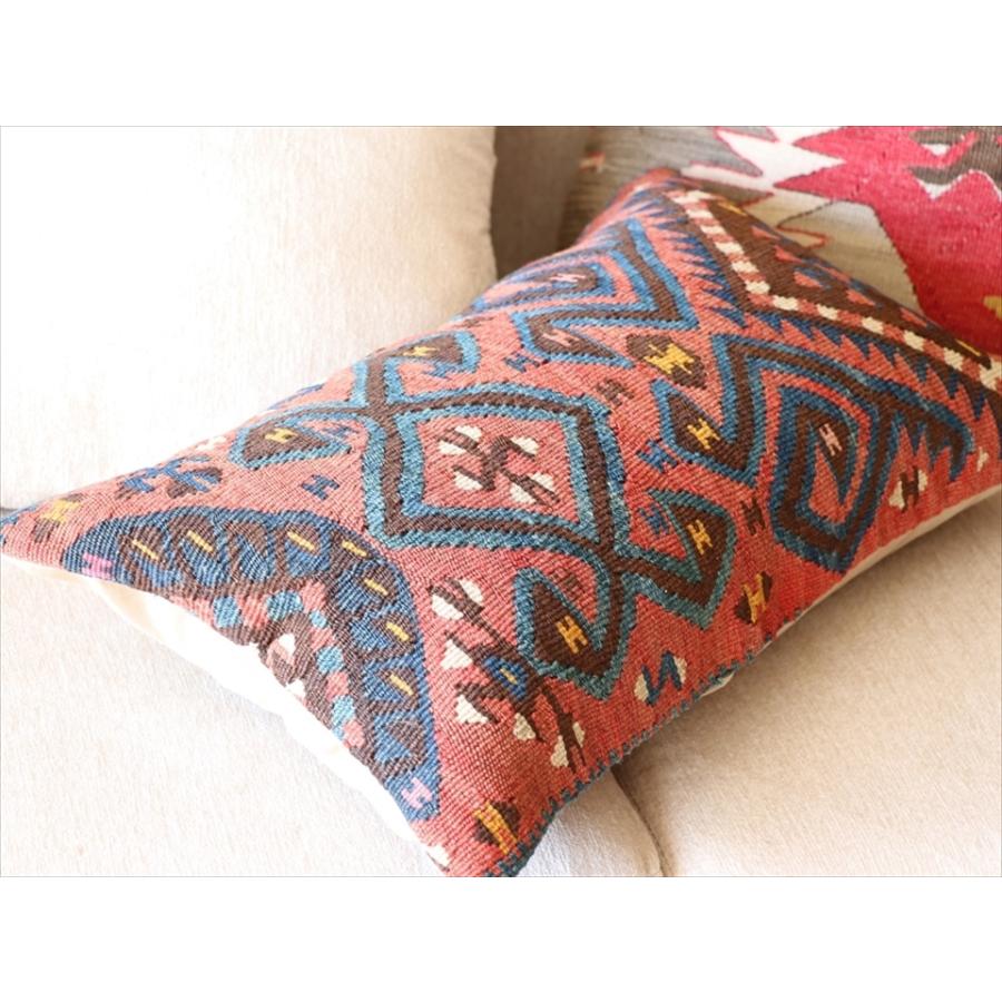 オールドキリムクッション 長方形 Turkish Old Kilim Cushion51x32cm ハッキャリ | ブランド登録なし | 02
