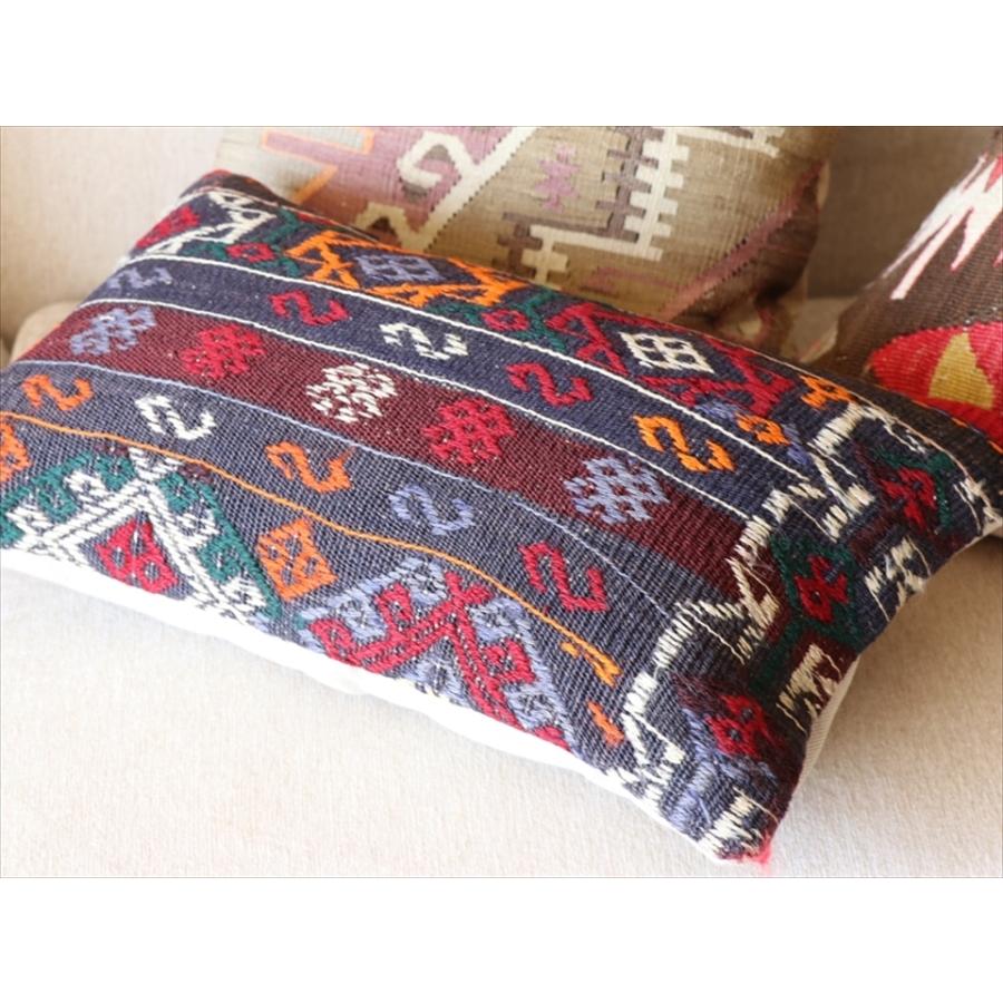 オールドキリムクッション 長方形 Turkish Old Kilim Cushion50x30cm バルケスィル | ブランド登録なし | 01