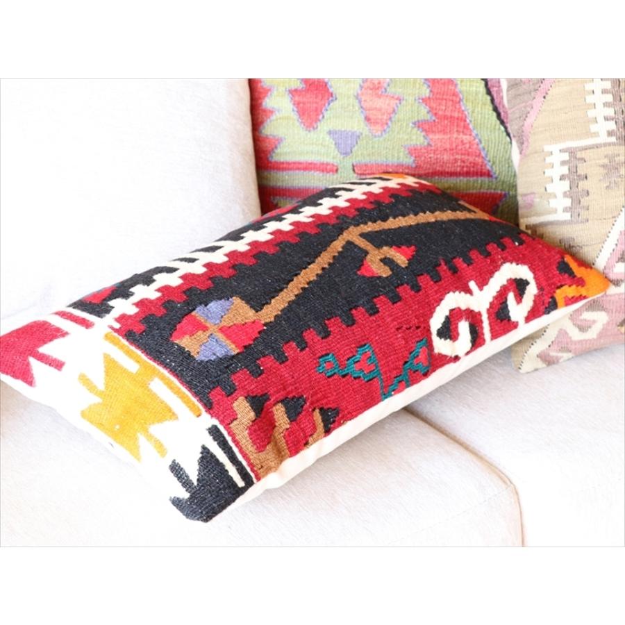 オールドキリムクッション 長方形 Turkish Old Kilim Cushion 50×30cm　カイセリ | ブランド登録なし | 02