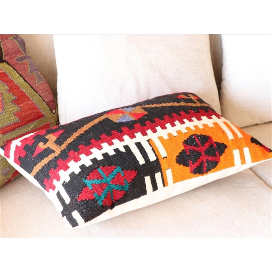 オールドキリムクッション 長方形 Turkish Old Kilim Cushion 50×30cm　カイセリ | ブランド登録なし | 01