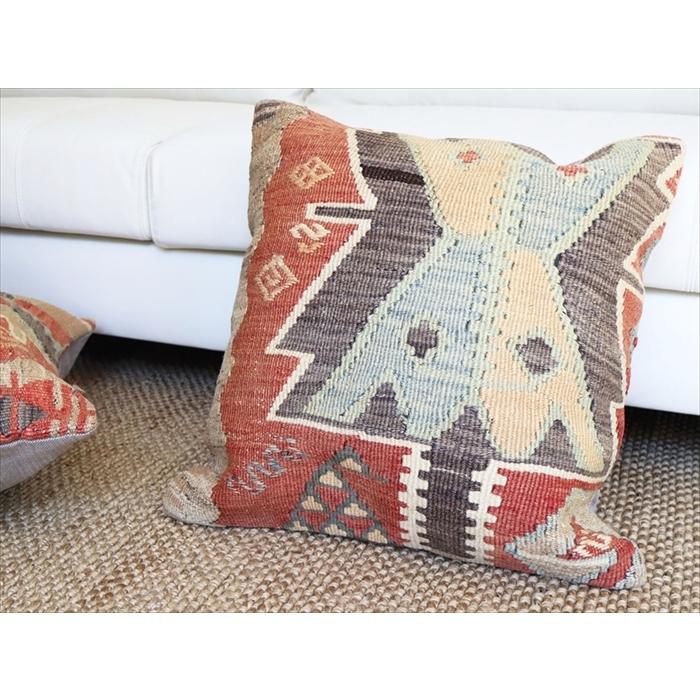 オールドキリムクッションカバー50cm角サイズ/Turkish Kilim Cushion カイセリ | ブランド登録なし | 04