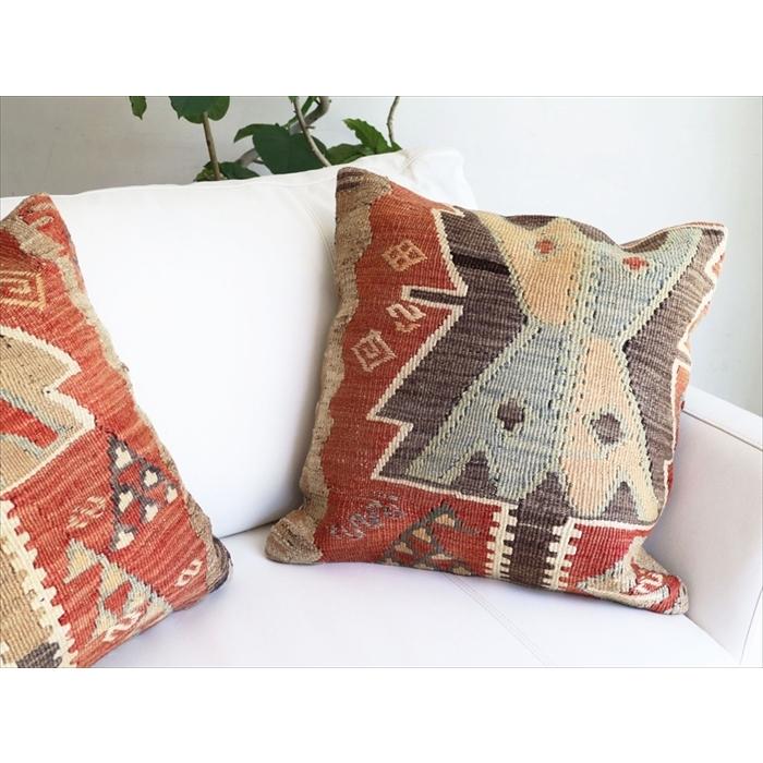 オールドキリムクッションカバー50cm角サイズ/Turkish Kilim Cushion カイセリ | ブランド登録なし | 05