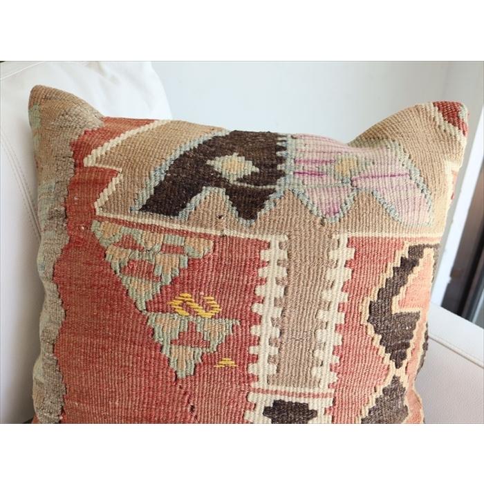 オールドキリムクッションカバー50cm角サイズ/Turkish Kilim Cushion カイセリ | ブランド登録なし | 03