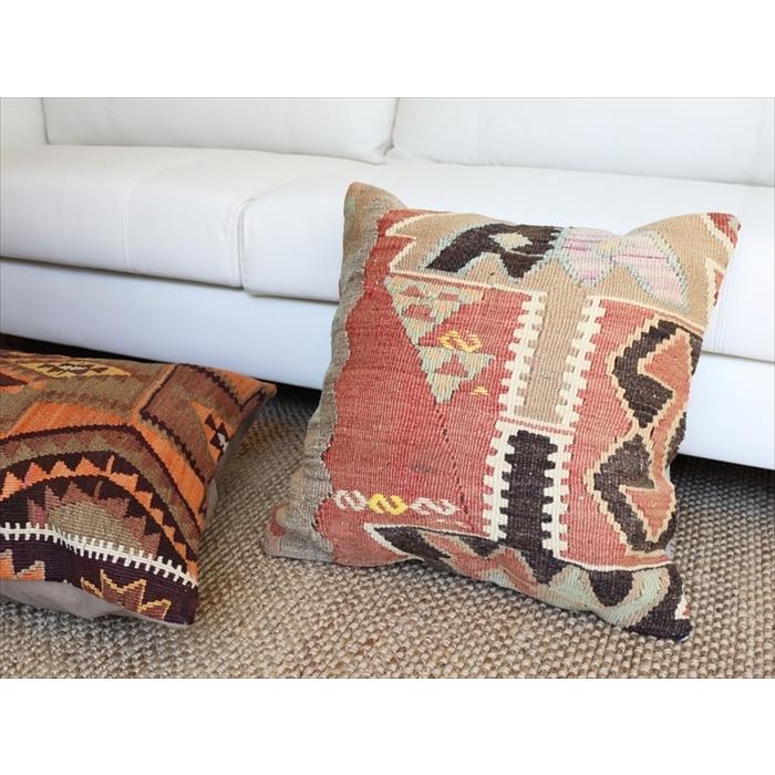 オールドキリムクッションカバー50cm角サイズ/Turkish Kilim Cushion カイセリ | ブランド登録なし | 04