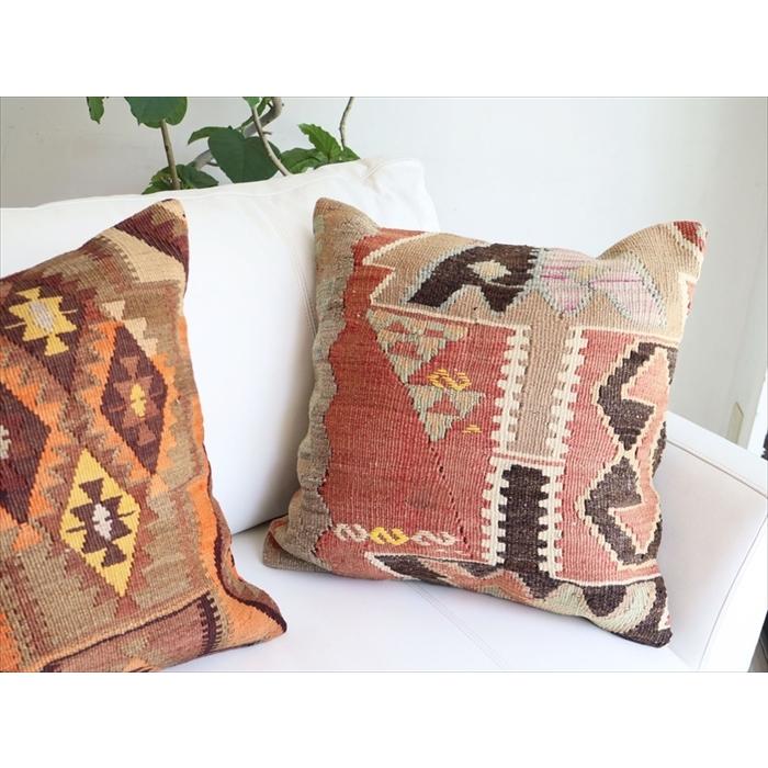 オールドキリムクッションカバー50cm角サイズ/Turkish Kilim Cushion カイセリ | ブランド登録なし | 05