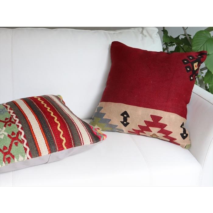 オールドキリムクッションカバー/Turkish Kilim Cushion シャルキョイ(Sarkoy) | ブランド登録なし | 04