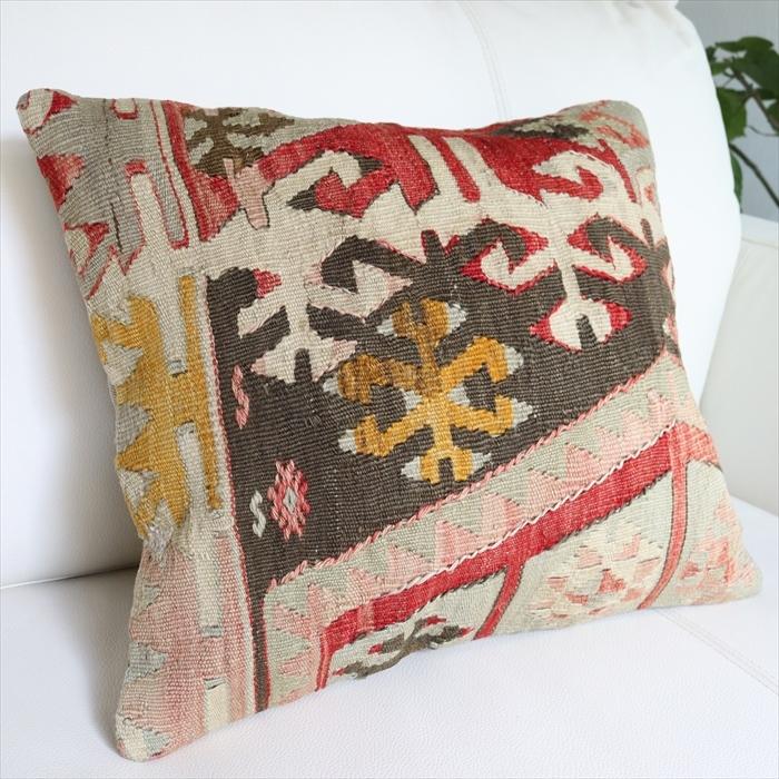オールドキリムクッションカバー 40×35cm/Turkish Kilim Cushion シワス(Sivas) | ブランド登録なし | 01