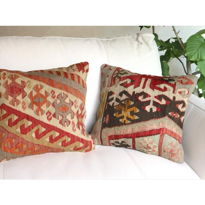 オールドキリムクッションカバー 40×35cm/Turkish Kilim Cushion シワス(Sivas) | ブランド登録なし | 04