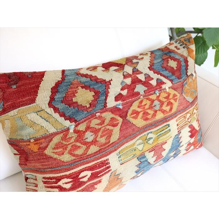 オールドキリムクッションカバー 60×40cmサイズ/Turkish Kilim Cushion コンヤ(Konya) | ブランド登録なし | 03