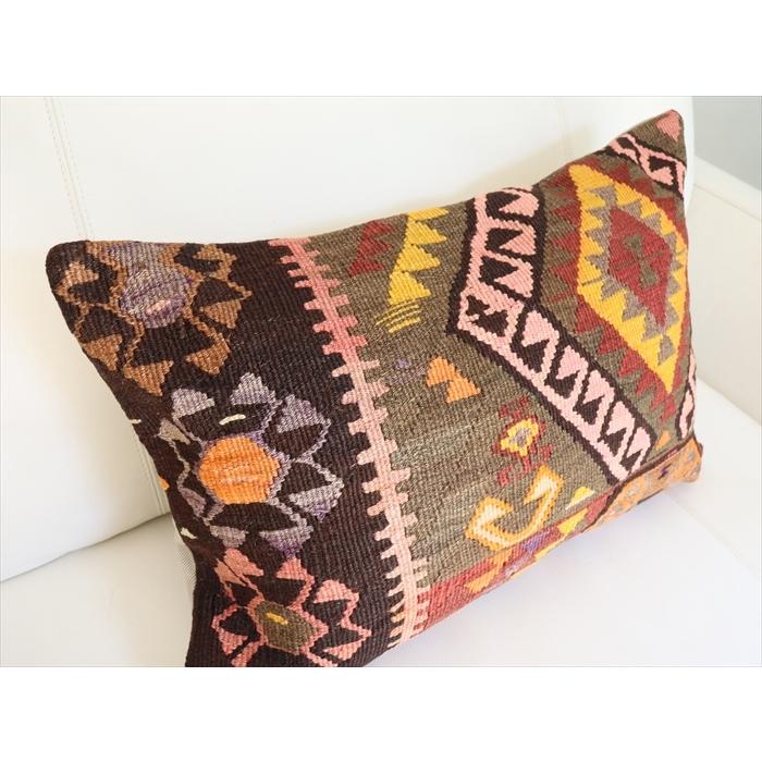 オールドキリムクッションカバー 60×40cmサイズ/Turkish Kilim Cushion カルス(Kars) | ブランド登録なし | 02
