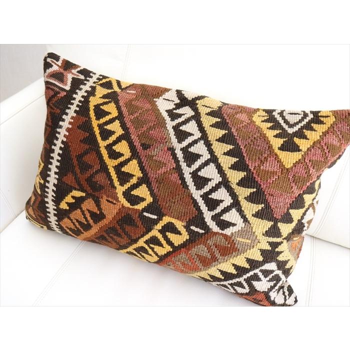 オールドキリムクッションカバー 60×40cmサイズ/Turkish Kilim Cushion カルス(Kars) | ブランド登録なし | 01