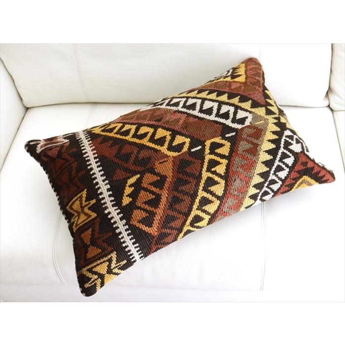 オールドキリムクッションカバー 60×40cmサイズ/Turkish Kilim Cushion カルス(Kars) | ブランド登録なし | 03