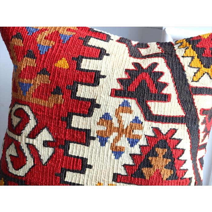 オールドキリムクッションカバー 40cm /Old Kilim Cushion カイセリ｜ipogabbeh｜03