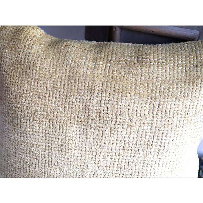 ヴィンテージ パイル織りラグ クッションカバー 40cmサイズ トルコ絨毯 ブリーチしたアンティーク加工 | ブランド登録なし | 02