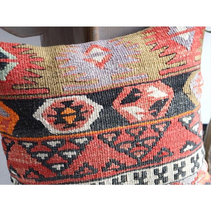 オールドキリムクッションカバー 40cm Old Kilim Cushion カイセリ｜ipogabbeh｜03